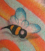 tattoo galleries/ - Lotus with Bee's  - 52646
